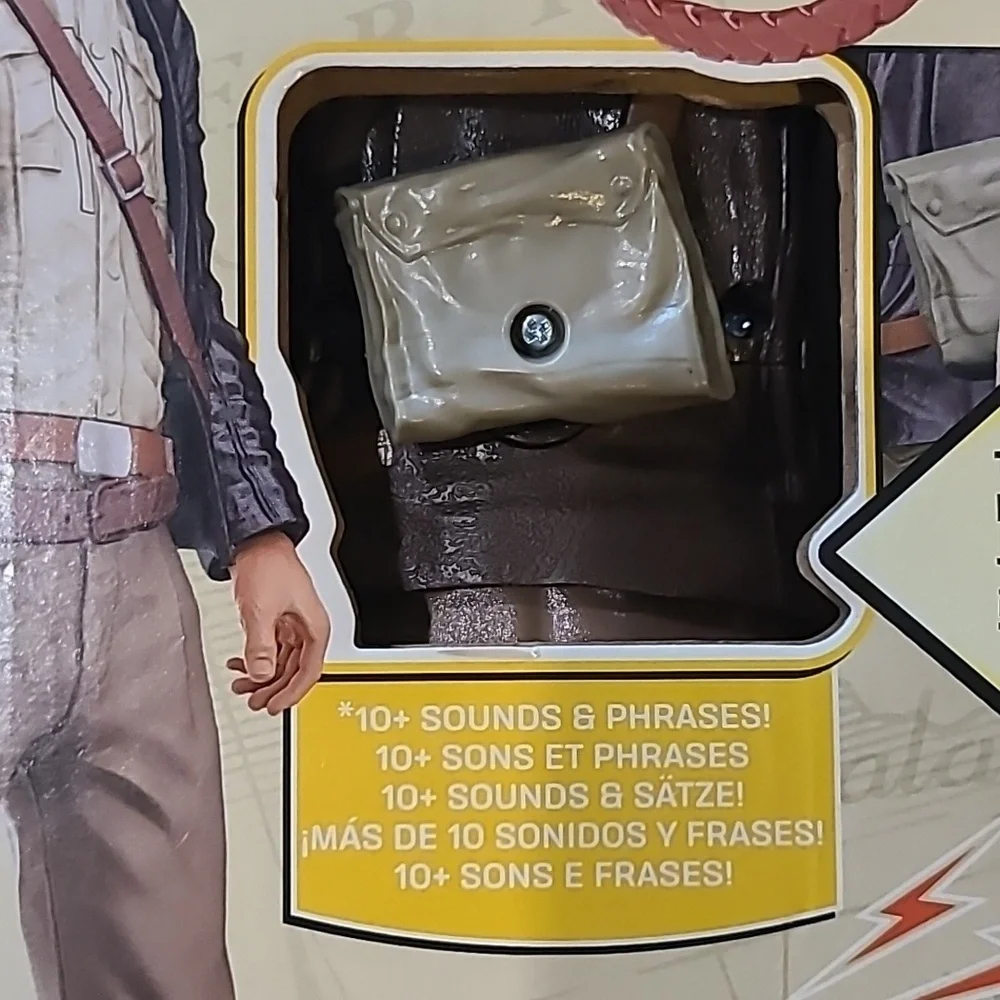 Indiana Jones Action Figure with Whip & Sounds & Phrases